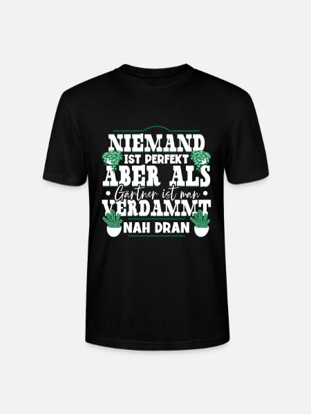 Garten Gärtner - Stanley/Stella Unisex Bio-T-Shirt CRAFTER - Schwarz