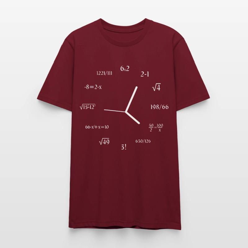 Math Clock Math Formula Meme Joke Math Stanley/Stella Unisex Bio-T-Shirt CRAFTER