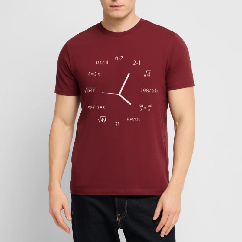 Math Clock Math Formula Meme Joke Math Stanley/Stella Unisex Bio-T-Shirt CRAFTER