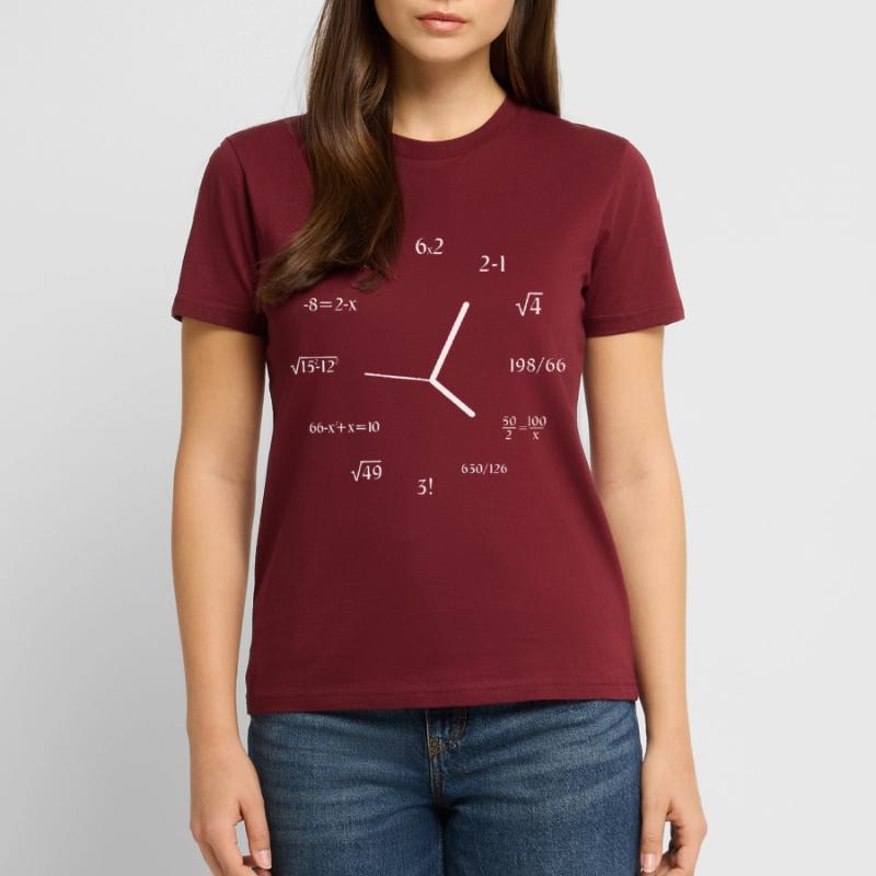 Math Clock Math Formula Meme Joke Math Stanley/Stella Unisex Bio-T-Shirt CRAFTER