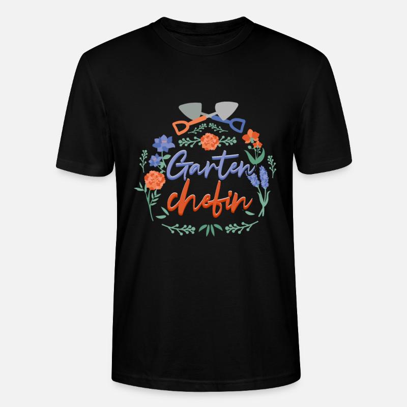 Gartenchefin Gärtner - Stanley/Stella Unisex Bio-T-Shirt CRAFTER - Schwarz