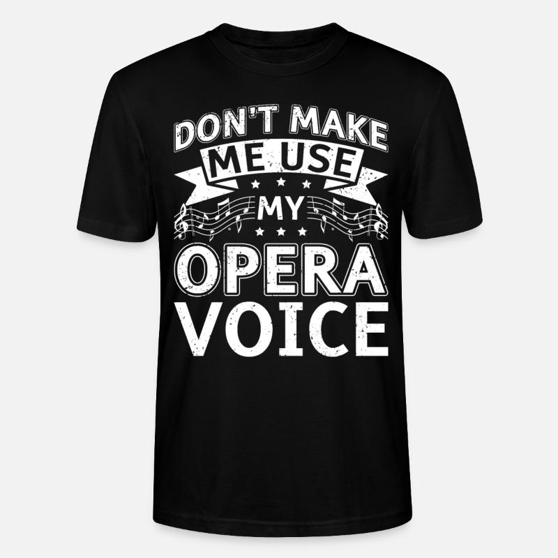 Opernsänger Sänger Opernhäuser - Stanley/Stella Unisex Bio-T-Shirt CRAFTER - Schwarz
