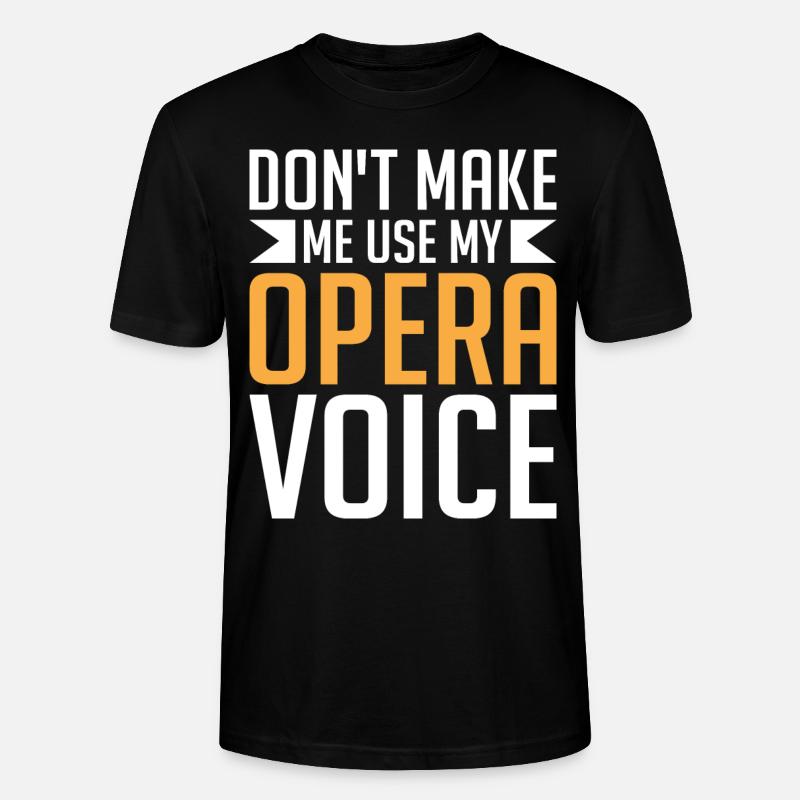 Opernsänger Sänger Opernhäuser - Stanley/Stella Unisex Bio-T-Shirt CRAFTER - Schwarz
