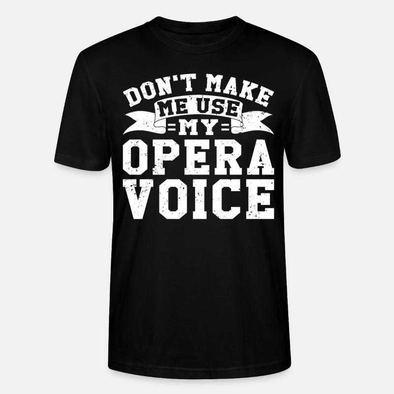 Opernsänger Sänger Opernhäuser - Stanley/Stella Unisex Bio-T-Shirt CRAFTER - Schwarz