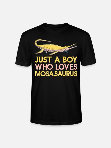 Meeresbiologe Mosasaurus Uhrzeit Dinosaurier - Stanley/Stella Unisex Bio-T-Shirt CRAFTER - Schwarz