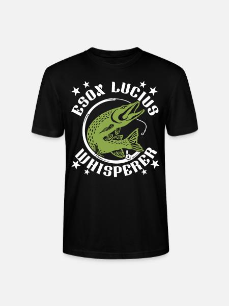 Pike fishing - Stanley/Stella CRAFTER Unisex Organic T-Shirt - black