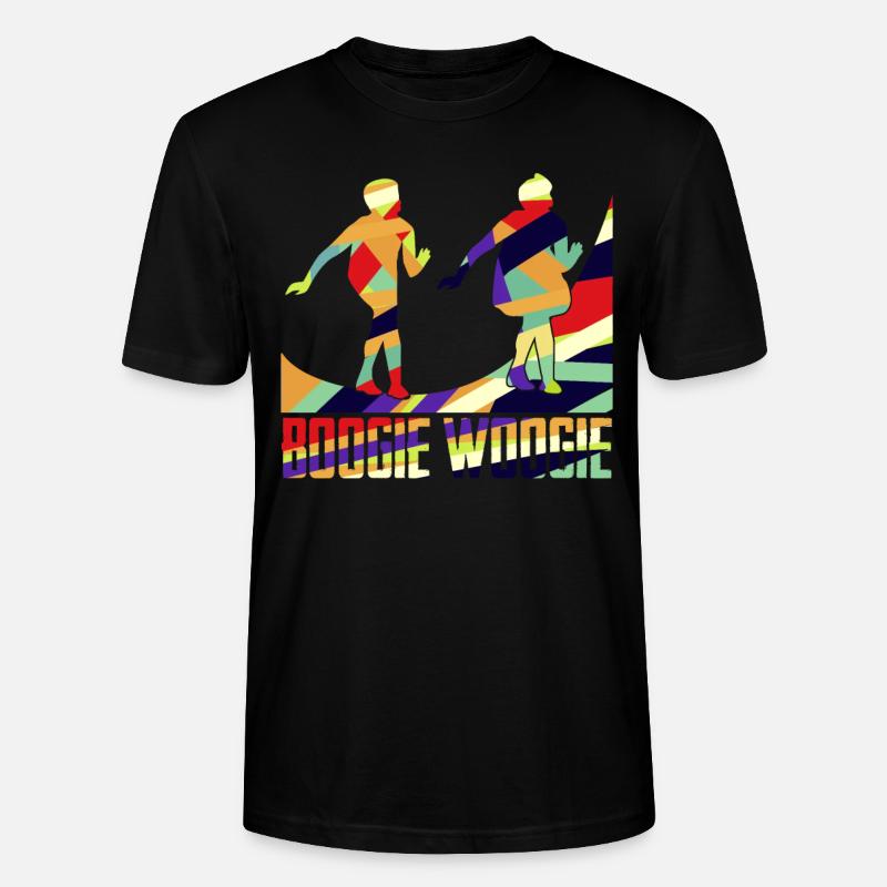 Boogie Woogie Boogie-Woogie Tanzen Swing - Stanley/Stella Unisex Bio-T-Shirt CRAFTER - Schwarz