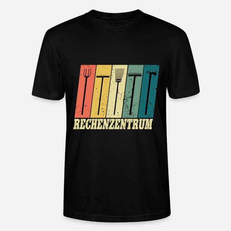 Garten Gärtner Rechenzentrum - Stanley/Stella Unisex Bio-T-Shirt CRAFTER - Schwarz