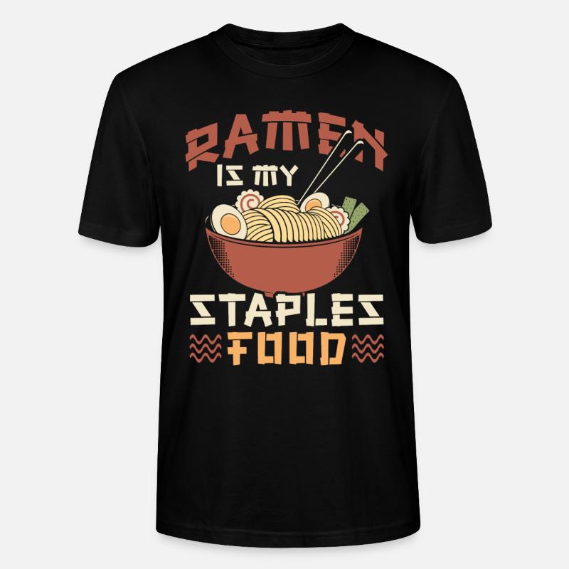 Ramen est mon | de base - T-shirt bio CRAFTER Stanley Stella Unisexe - noir