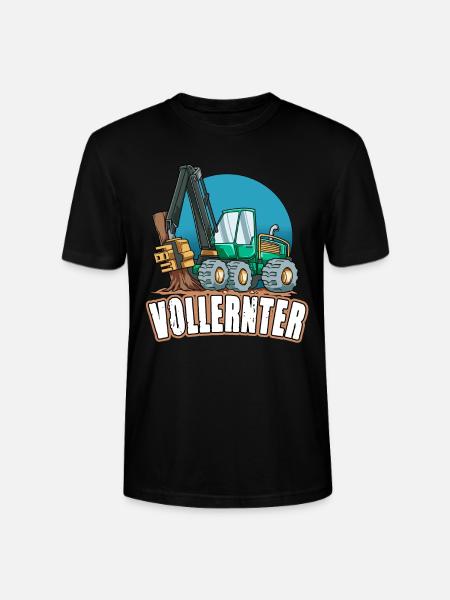 Vollernter - Stanley/Stella Unisex Bio-T-Shirt CRAFTER - Schwarz