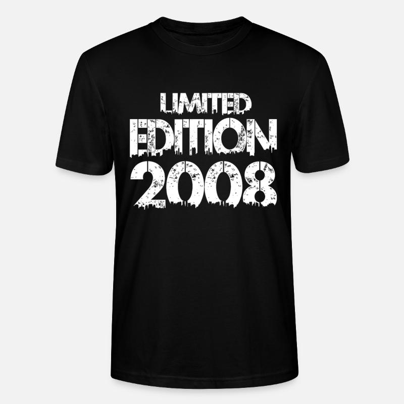 Édition limitée 2008 - T-shirt bio CRAFTER Stanley Stella Unisexe - noir
