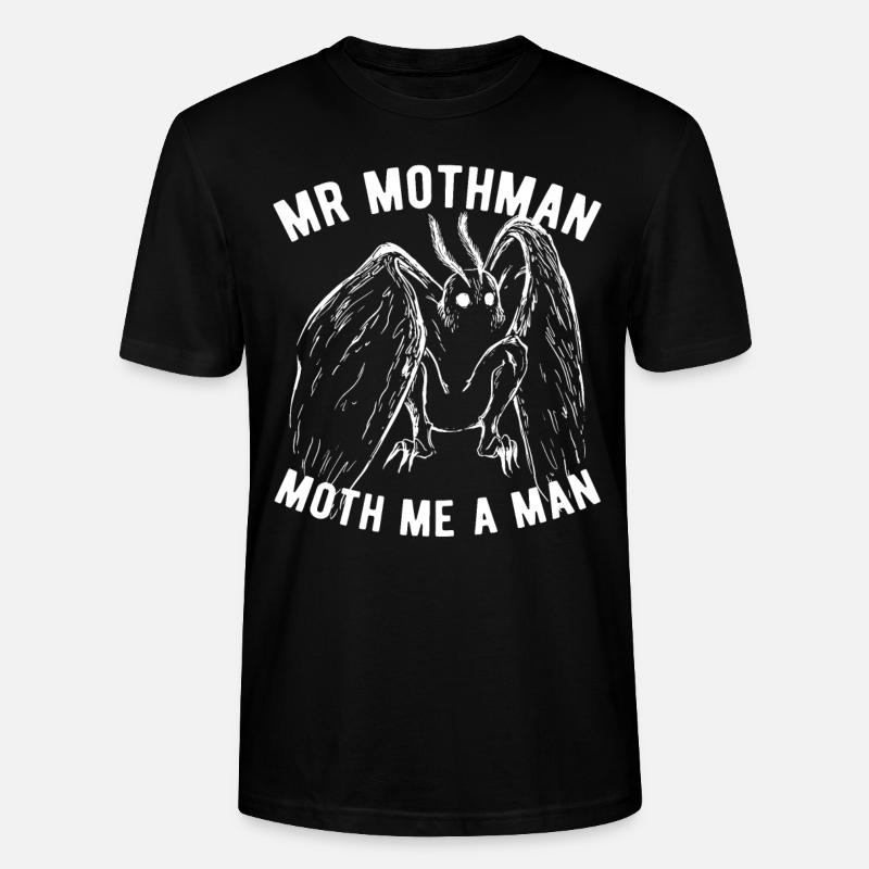 Cryptozoologie des cryptides Mothman - T-shirt bio CRAFTER Stanley Stella Unisexe - noir