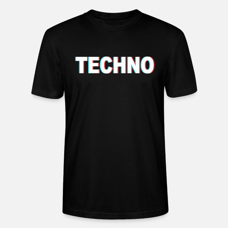 Techno - Stanley/Stella Unisex Bio-T-Shirt CRAFTER - Schwarz