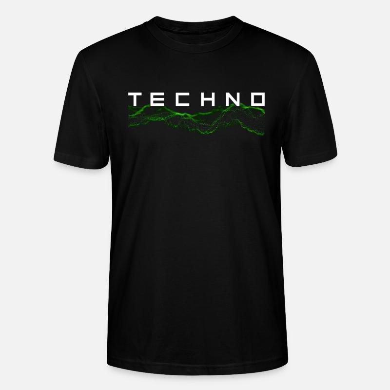 Techno - Stanley/Stella Unisex Bio-T-Shirt CRAFTER - Schwarz