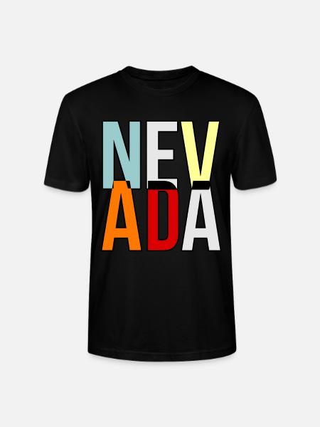 Nevada Life Gift - Stanley/Stella CRAFTER Unisex Organic T-Shirt - black