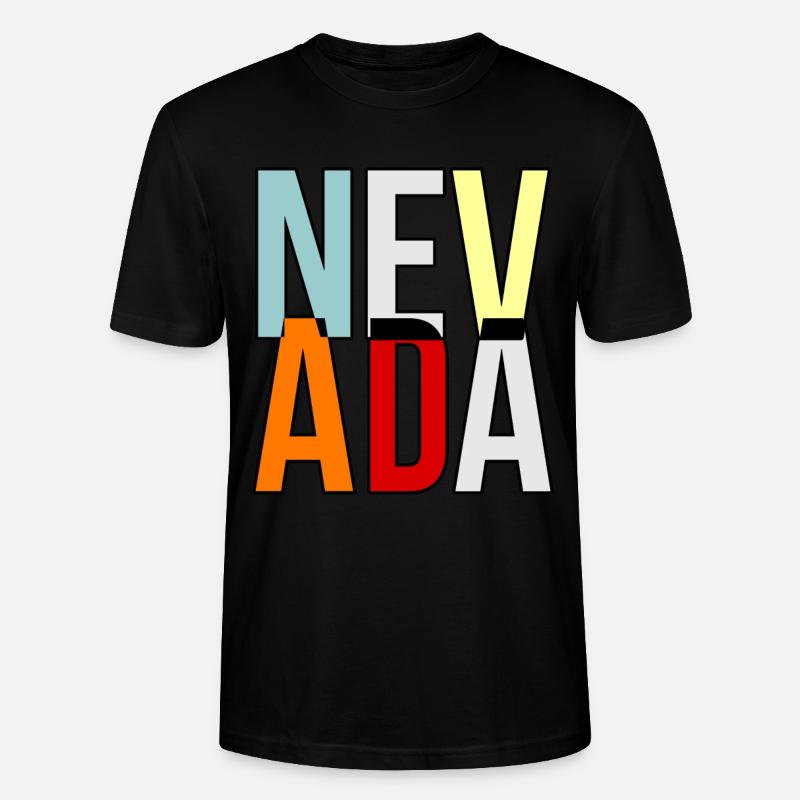 Nevada lebensgeschenk - Stanley/Stella Unisex Bio-T-Shirt CRAFTER - Schwarz