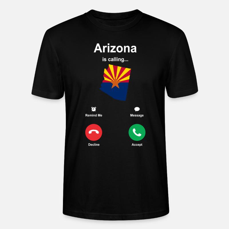 Arizona reisendes Geschenk - Stanley/Stella Unisex Bio-T-Shirt CRAFTER - Schwarz