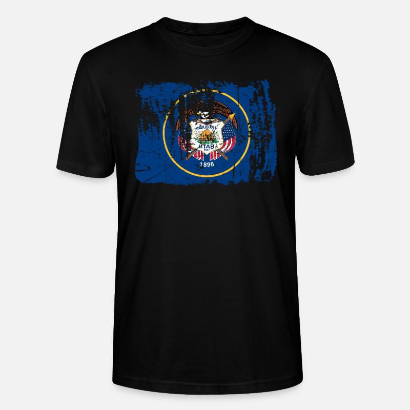 Utah - Stanley/Stella Unisex Bio-T-Shirt CRAFTER - Schwarz