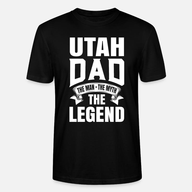 Utah - Stanley/Stella Unisex Bio-T-Shirt CRAFTER - Schwarz