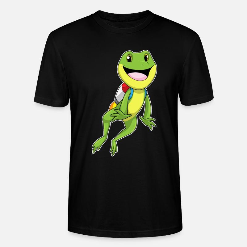 Grenouille avec jetpack - T-shirt bio CRAFTER Stanley Stella Unisexe - noir