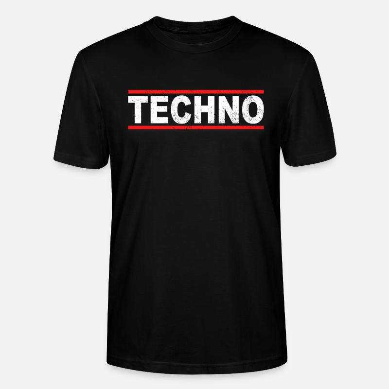 Techno - Stanley/Stella Unisex Bio-T-Shirt CRAFTER - Schwarz