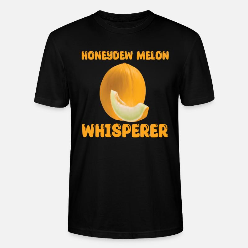 Honigmelone Flüsterer - Stanley/Stella Unisex Bio-T-Shirt CRAFTER - Schwarz