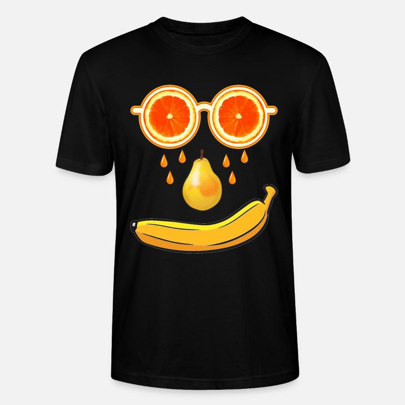Sommer Früchte - Stanley/Stella Unisex Bio-T-Shirt CRAFTER - Schwarz