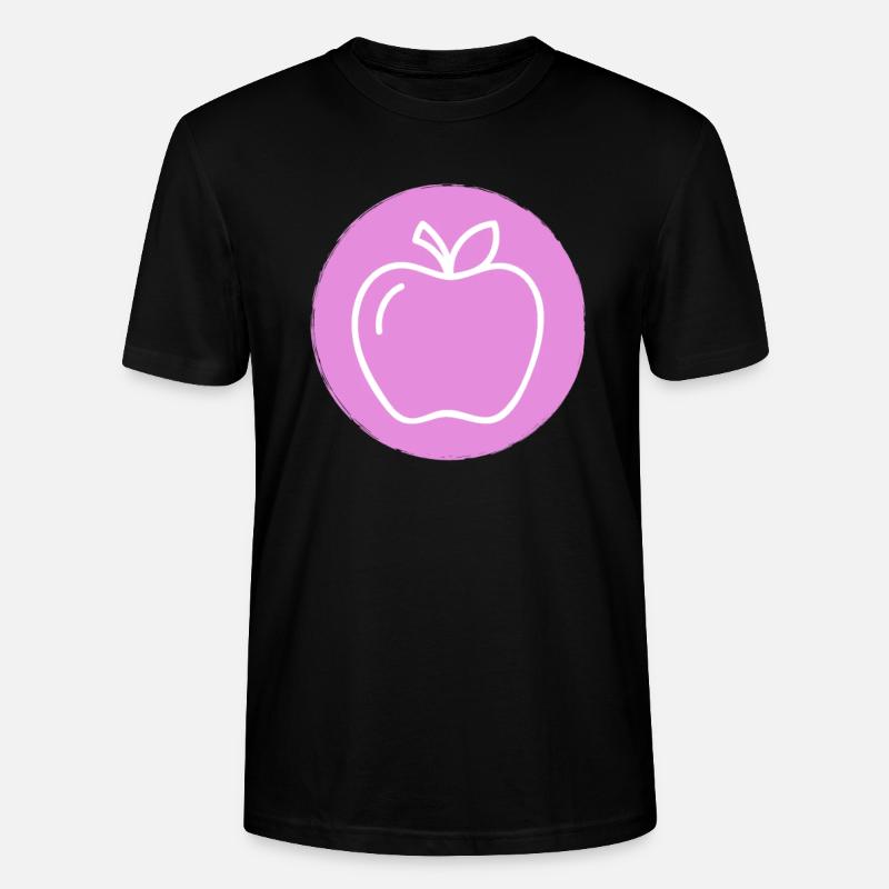 Apfel - Stanley/Stella Unisex Bio-T-Shirt CRAFTER - Schwarz