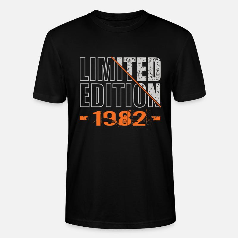 Édition limitée 1982 - T-shirt bio CRAFTER Stanley Stella Unisexe - noir
