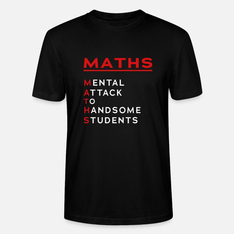 Pi Math Student Mathematician - Stanley/Stella CRAFTER Unisex Organic T-Shirt - black