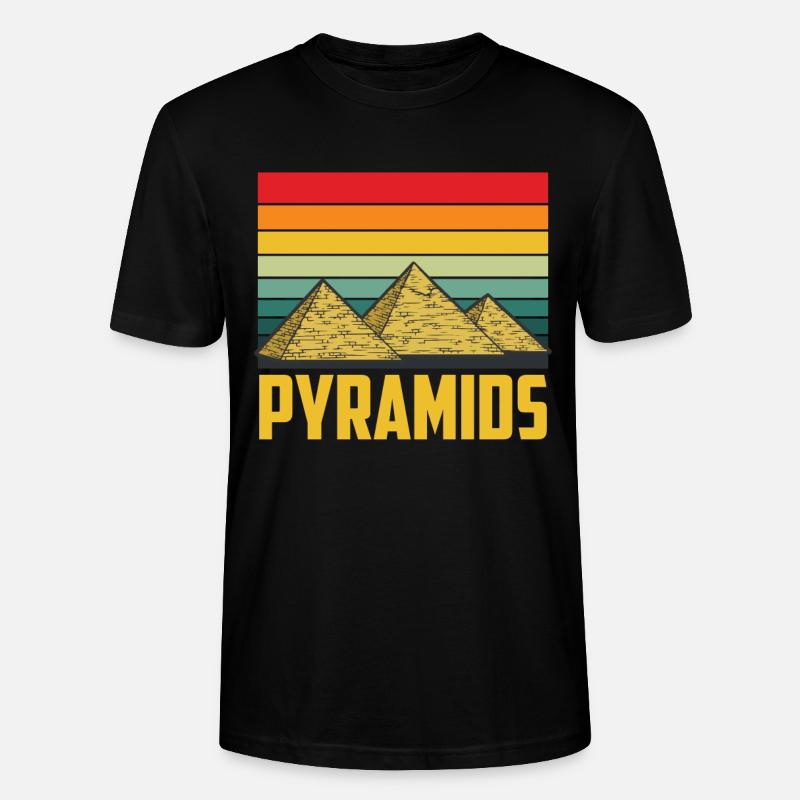 Pyramide Egypte Sphinx Gizeh Anubis - T-shirt bio CRAFTER Stanley Stella Unisexe - noir