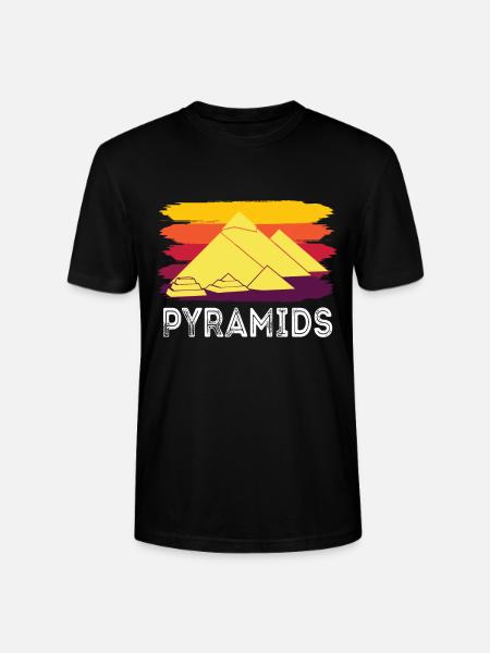 Gizeh Pyramide Ägypten Sphinx Anubis - Stanley/Stella Unisex Bio-T-Shirt CRAFTER - Schwarz