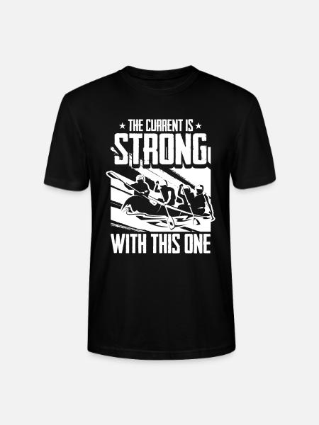 Rafting Wildwasser Kanu Kajak - Stanley/Stella Unisex Bio-T-Shirt CRAFTER - Schwarz