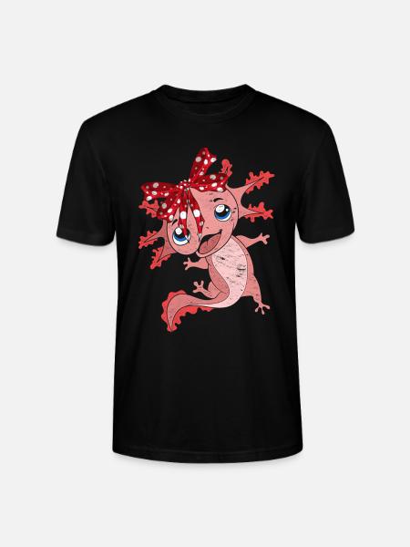 Axolotl - Stanley/Stella CRAFTER Unisex Organic T-Shirt - black