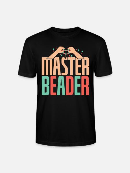 Master Beader - Stanley/Stella CRAFTER Unisex Organic T-Shirt - black