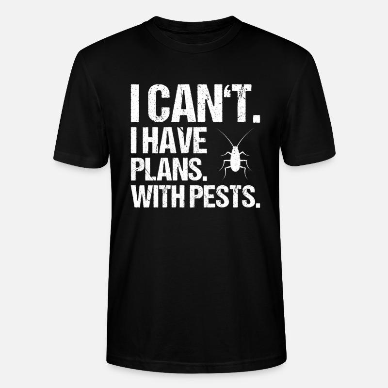 Schädlingsbekämpfer Kammerjäger Exterminator - Stanley/Stella Unisex Bio-T-Shirt CRAFTER - Schwarz