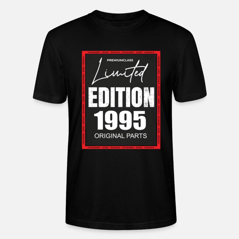 Édition limitée 1995 - T-shirt bio CRAFTER Stanley Stella Unisexe - noir