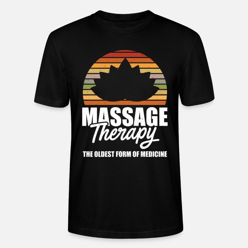 Massage Therapist - Stanley/Stella Unisex Bio-T-Shirt CRAFTER - Schwarz