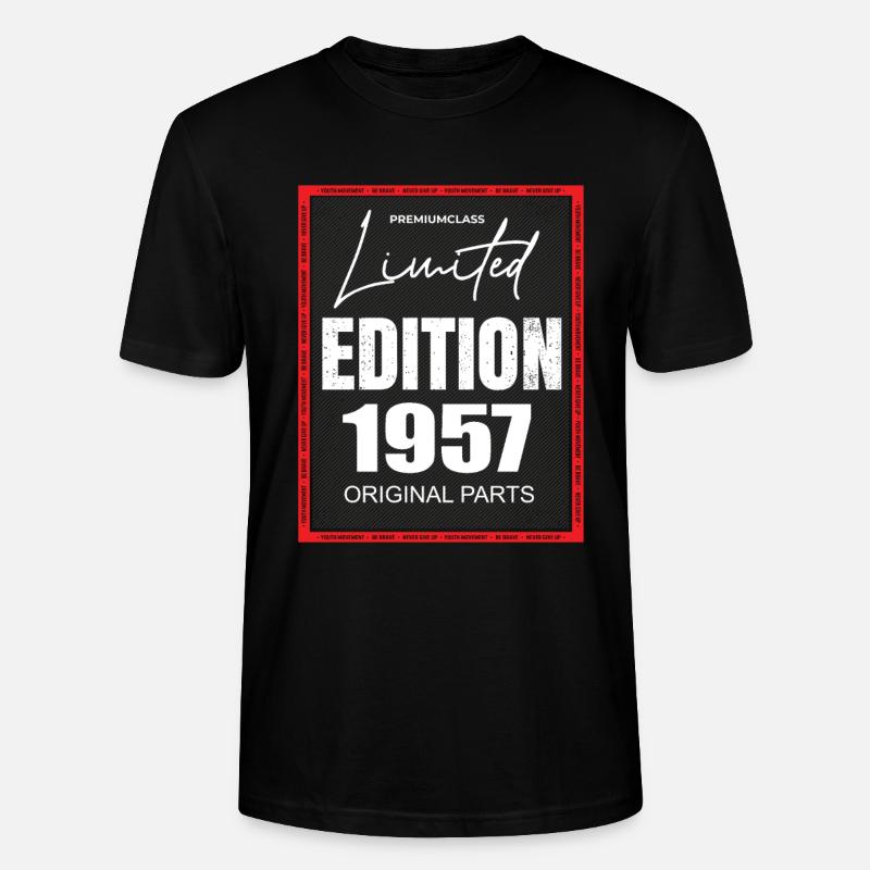 Édition limitée 1957 - T-shirt bio CRAFTER Stanley Stella Unisexe - noir