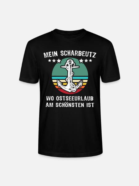 Scharbeutz Sprüche Scharbeutzer - Stanley/Stella Unisex Bio-T-Shirt CRAFTER - Schwarz