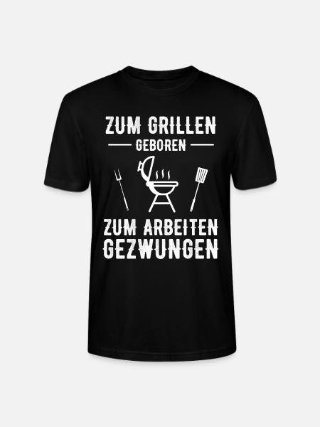 Grillen Grill Grillsaison - Stanley/Stella Unisex Bio-T-Shirt CRAFTER - Schwarz
