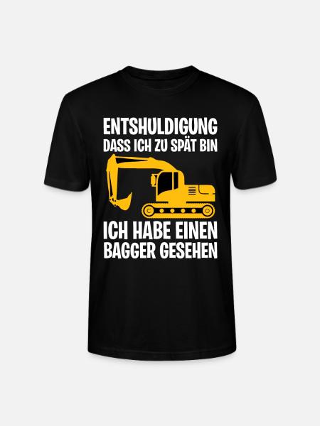 Bagger Excavator - Stanley/Stella Unisex Bio-T-Shirt CRAFTER - Schwarz