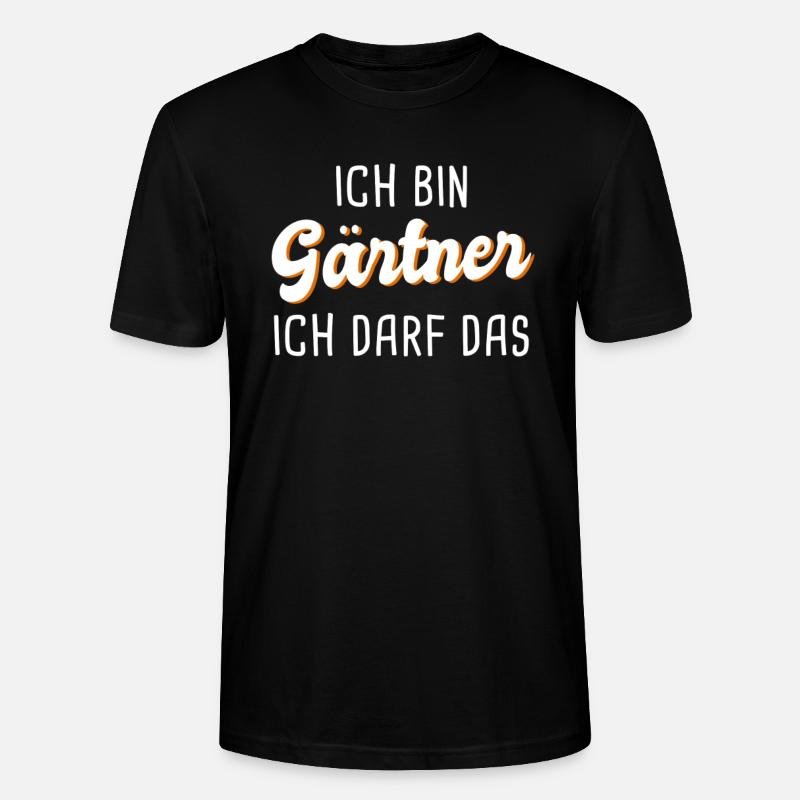 Gärtner - Stanley/Stella Unisex Bio-T-Shirt CRAFTER - Schwarz