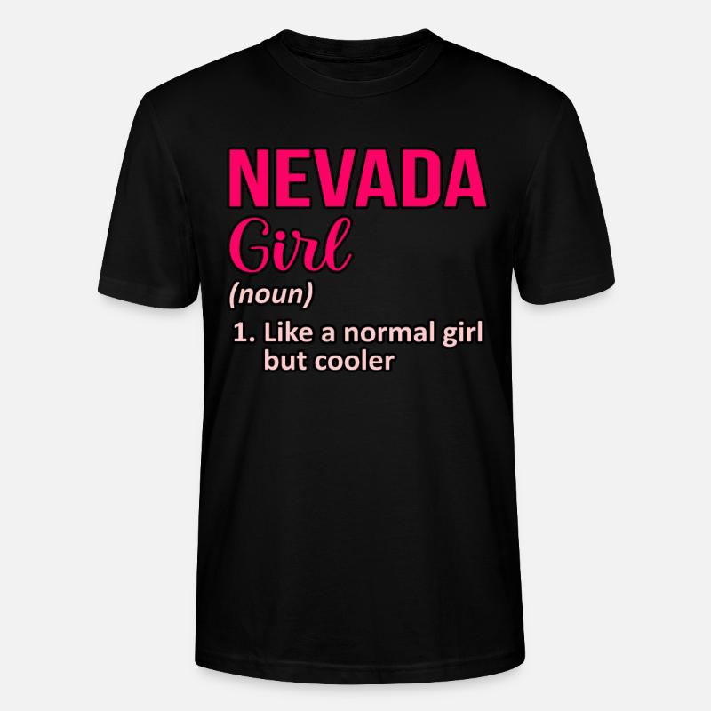 Cooles Nevada mädchen geschenk - Stanley/Stella Unisex Bio-T-Shirt CRAFTER - Schwarz
