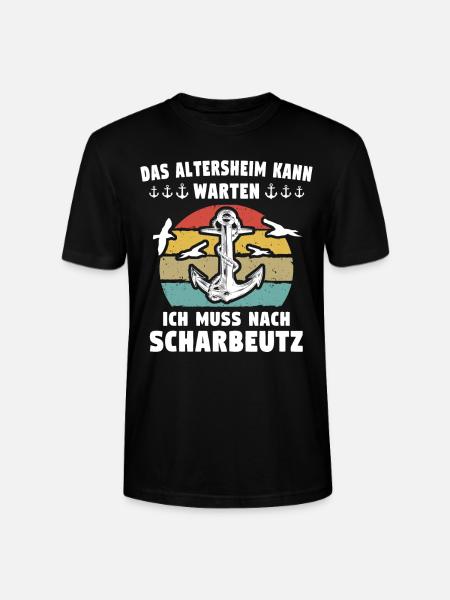 Scharbeutz Sprüche Scharbeutzer - Stanley/Stella Unisex Bio-T-Shirt CRAFTER - Schwarz