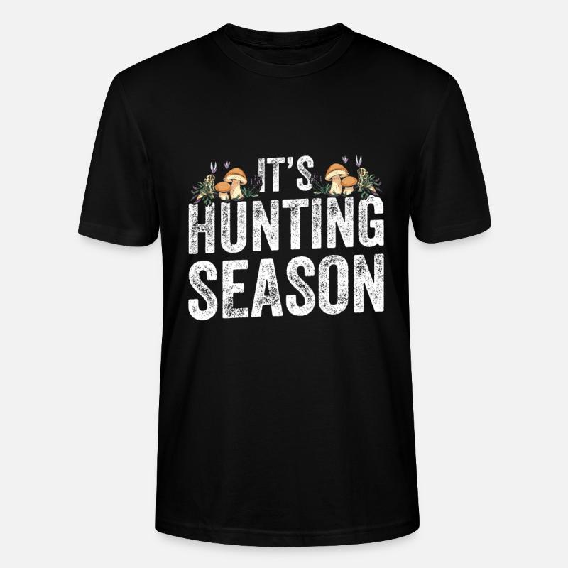 Chasse aux champignons - T-shirt bio CRAFTER Stanley Stella Unisexe - noir