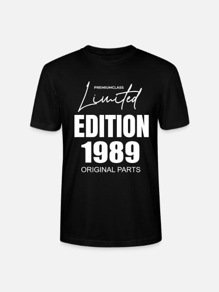 Édition limitée 1989 - T-shirt bio CRAFTER Stanley Stella Unisexe - noir