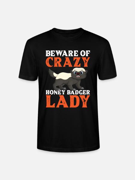 Funny honey badger - Stanley/Stella CRAFTER Unisex Organic T-Shirt - black