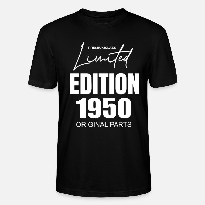 Édition limitée 1950 - T-shirt bio CRAFTER Stanley Stella Unisexe - noir