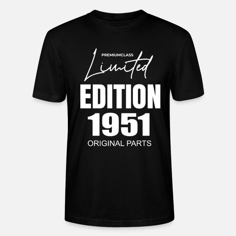 Édition limitée 1951 - T-shirt bio CRAFTER Stanley Stella Unisexe - noir